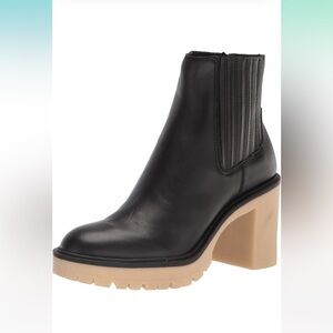 Dolce Vita Caster Black Ankle Boots (waterproof)